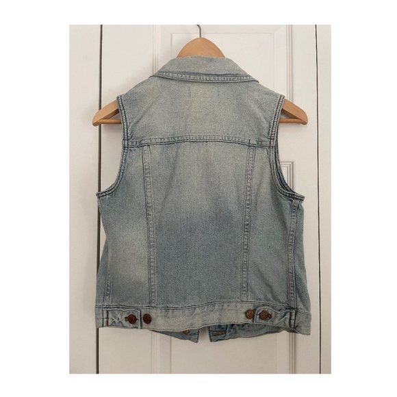 NEW Madewell Light Denim Vest in Cora Wash - Picture 4 of 4